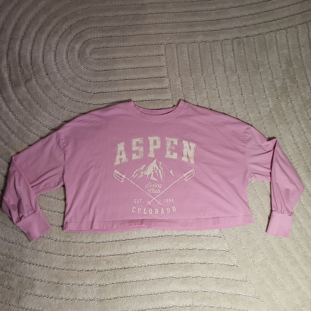 Pink Aspen Colorado Sweatshirt